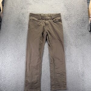 Copper & Oak Supply Pant Mens 36x30 Beige Cotton Khakis Straight Utility Stretch